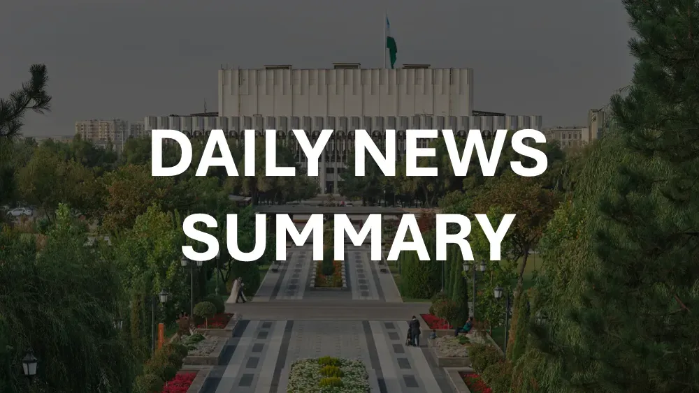 Uzbekistan Daily: Police bust taxi extortion ring, remote notarization launches, and reserves surge on gold rally